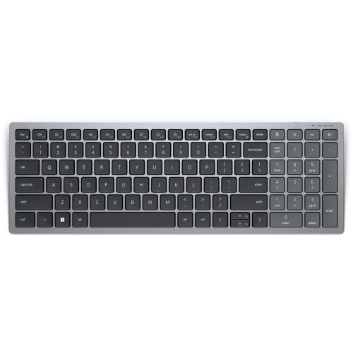 DELL KB740 keyboard RF Wireless + Bluetooth QWERTY English Grey, Black (580-AKOX)