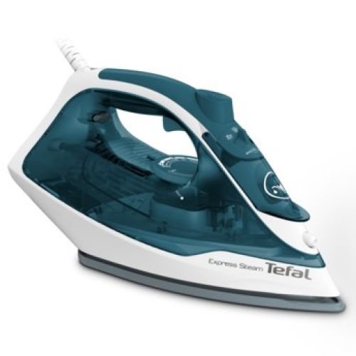 Tefal FV2839E0 iron Dry & Steam iron Cerilium soleplate 2400 W Blue, White (FV2839)