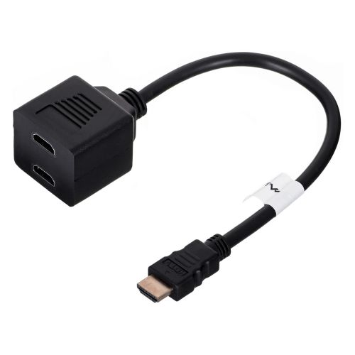 Lanberg AD-0019-BK video splitter HDMI 2x HDMI (AD-0019-BK)