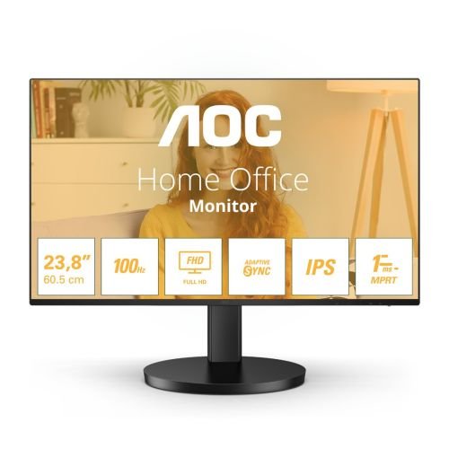 AOC 24B3HA2 computer monitor 60.5 cm (23.8") 1920 x 1080 pixels Full HD LED Black (24B3HA2)