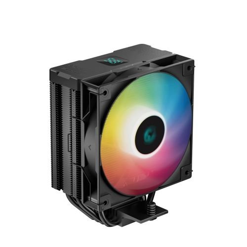 DeepCool AG400 Digital BK ARGB Processor Air cooler 12 cm Black 1 pc(s) (R-AG400-BKADMN-G-1)