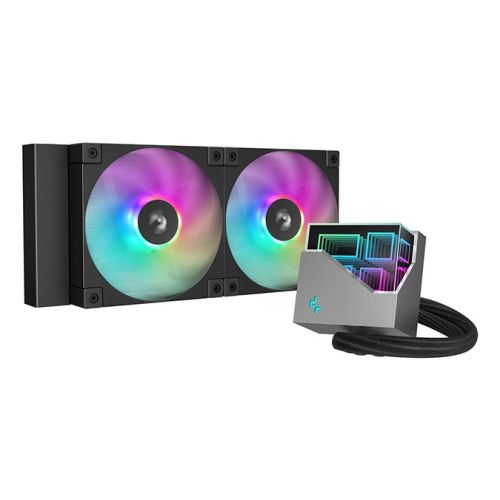 DeepCool LT240 Processor All-in-one liquid cooler 12 cm Black 1 pc(s) (R-LT240-BKAMNC-G-1)