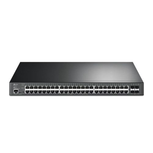 TP-Link JetStream 48-Port Gigabit and 4-Port 10GE SFP+ L2+ Managed Switch with 48-Port PoE+ v1 (TL-SG3452XP)