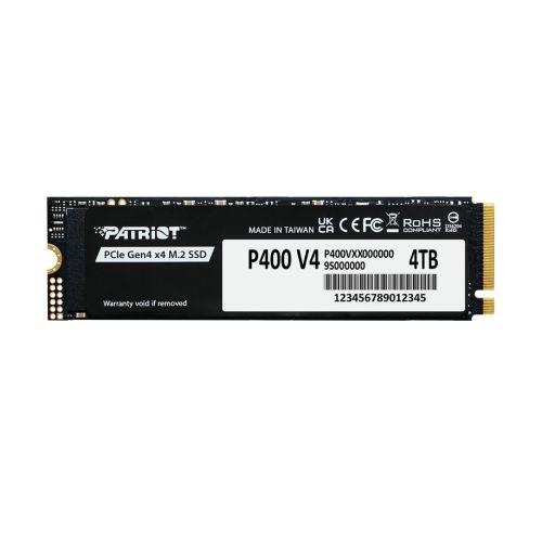 SSD Patriot P400 V4 M.2 PCI-Ex4 NVMe 4TB 6.2GB/s (P400VP4TBM28H) (P400VP4TBM28H)