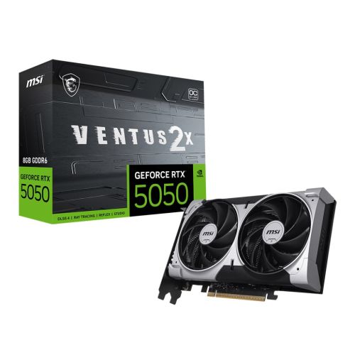 MSI GEFORCE RTX 5050 8G VENTUS 2X OC graphics card NVIDIA 8 GB GDDR6 (RTX 5050 8G VENTUS 2X OC)