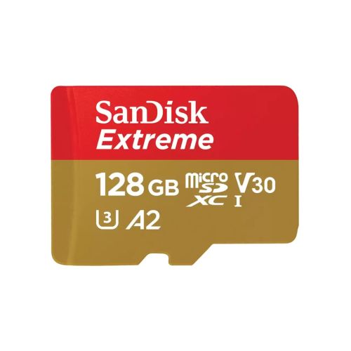 SanDisk Extreme 128 GB MicroSDXC UHS-I Class 10 (SDSQXAA-128G-GN6MA)