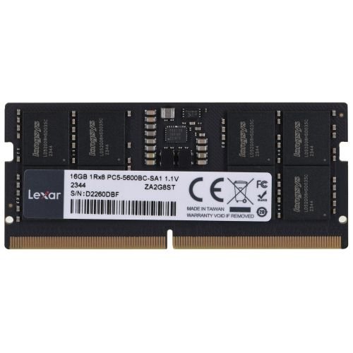 Lexar 16GB DDR5 5600 SODIMM CL46 (LD5S16G56C46ST-BGS)
