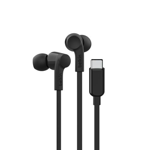 Belkin SoundForm Headset Wired In-ear Music/Everyday USB Type-C Black (G3H0002HQBKV2)