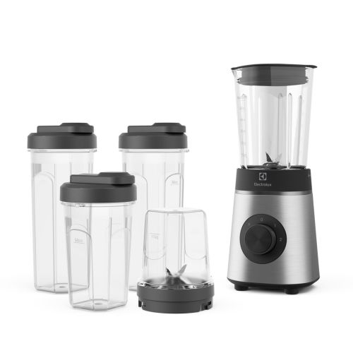 Electrolux E4CB1-6ST 1 L Tabletop blender 350 W Black, Stainless steel, Transparent (E4CB1-6ST)