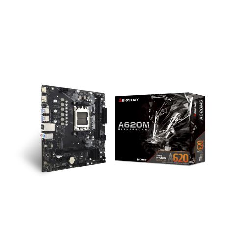 Biostar A620MS motherboard AMD A620 Socket AM5 micro ATX (A620MS)
