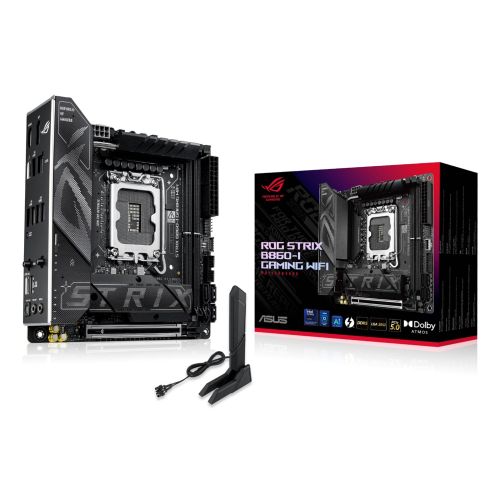 ASUS ROG STRIX B860-I GAMING WIFI Intel B860 LGA 1851 (Socket V1) mini ITX (90MB1JB0-M0EAY0)