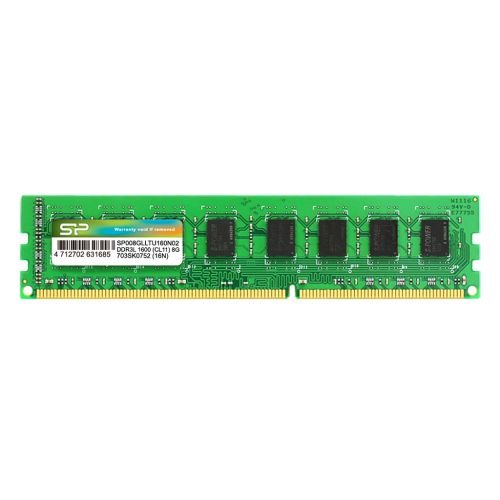 Silicon Power SP008GLLTU160N02 memory module 8 GB 1 x 8 GB DDR3L 1600 MHz (SP008GLLTU160N02)