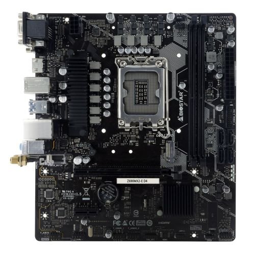 Biostar Z690MX2-E D4 motherboard Intel Z690 LGA 1700 micro ATX (Z690MX2-E D4)