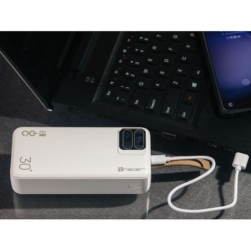 Tracer Blaze 30000 mAh 65 W, White (TRABAT47506)