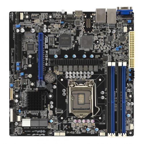 ASUS P12R-M Intel C252 LGA 1200 (Socket H5) micro ATX server motherboard (90SB09X0-M1UAY0)