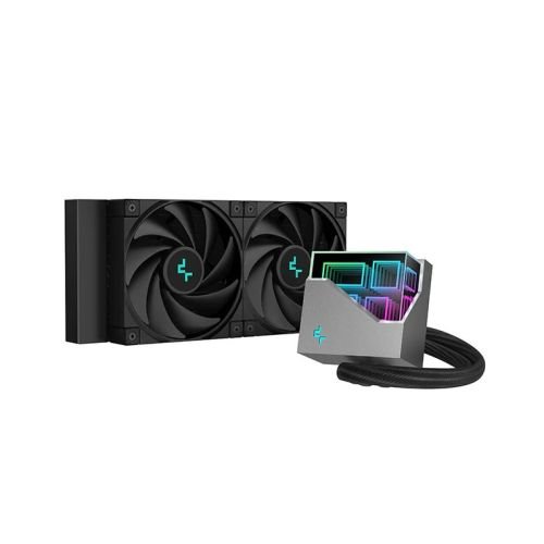 DeepCool LT520 Processor All-in-one liquid cooler 12 cm Black 1 pc(s) (R-LT520-BKAMNF-G-1)