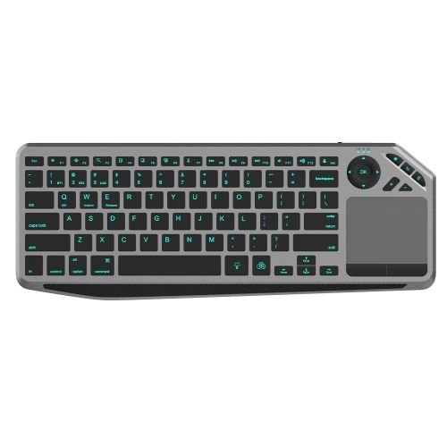 Techly ICTB9801TB keyboard RF Wireless + Bluetooth QWERTY US English Black (365375)