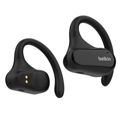 Belkin SoundForm ClearFit Headset True Wireless Stereo (TWS) Ear-hook Calls/Music/Sport/Everyday Bluetooth Black (AUC013CTBK)