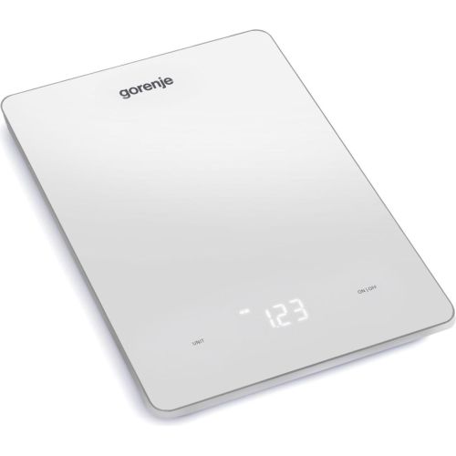 Gorenje KT10LBW White Countertop Rectangle Electronic kitchen scale (739429)