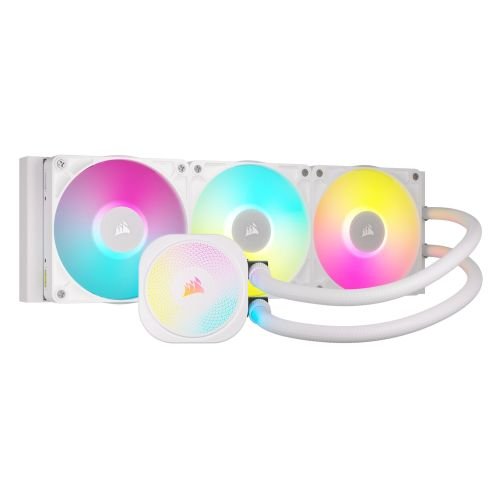 Corsair iCUE LINK TITAN RX RGB Processor All-in-one liquid cooler 12 cm White 1 pc(s) (CW-9061021-WW)