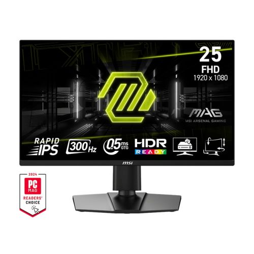 MSI MAG 255PXF computer monitor 62.2 cm (24.5") 1920 x 1080 pixels Full HD Black (MAG 255PXF)