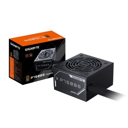 GIGABYTE P750BS Power Supply - PCI-E 6+2 Pin x 4, 80 PLUS Bronze, 120mm Fan, ATX compatible, EU Plug (GP-P750BS)