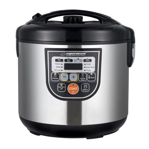Esperanza EKG011 Multicooker Cooking 5 L 860 W Black, Metallic (EKG011)