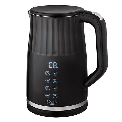Adler AD 1350 1.7L temperature-controlled LED electric kettle Black (AD 1350)