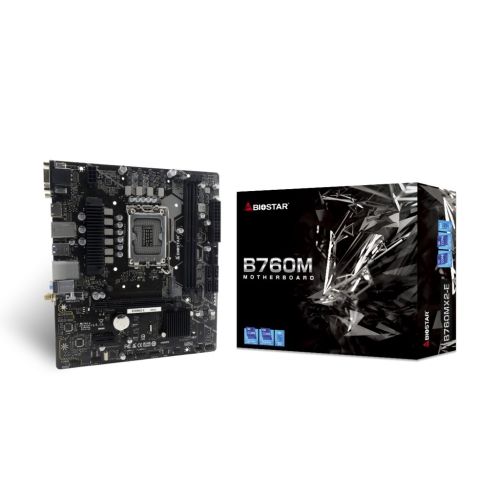 Biostar B760MX2-E D4 motherboard Intel B760 LGA 1700 micro ATX (B760MX2E)