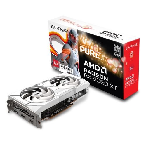 Graphics card. SAPPHIRE PURE RX 9060 XT GAMING OC 16GB (11350-02-20G)