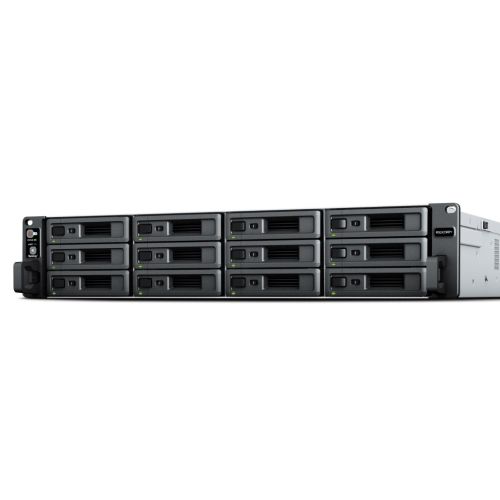 Synology RackStation RS2423RP+ NAS/storage server Rack (2U) Ryzen Embedded V1780B 8 GB DDR4 0 TB DiskStation Manager Black, Grey (RS2423RP+)