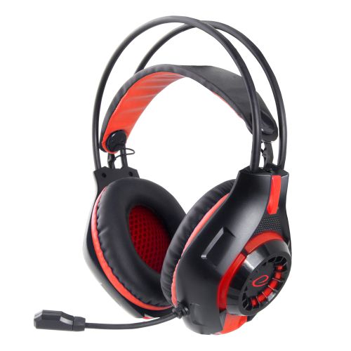 Esperanza EGH420R Headphones with microphone Headband Black, Red (EGH420R)