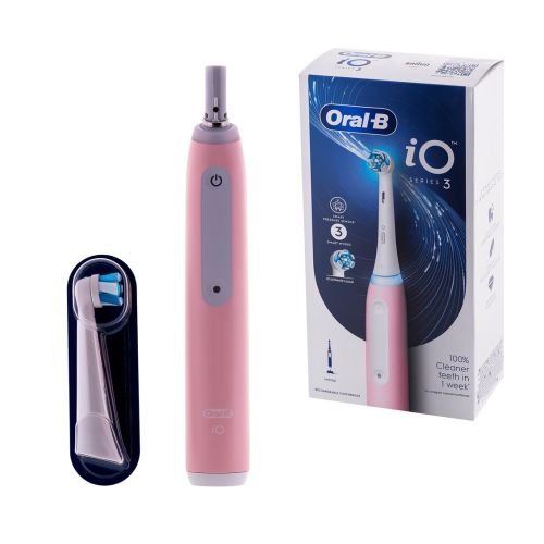 Oral-B IO SERIES 3 rotary-pulsating electric toothbrush for adults pink (8006540731222)