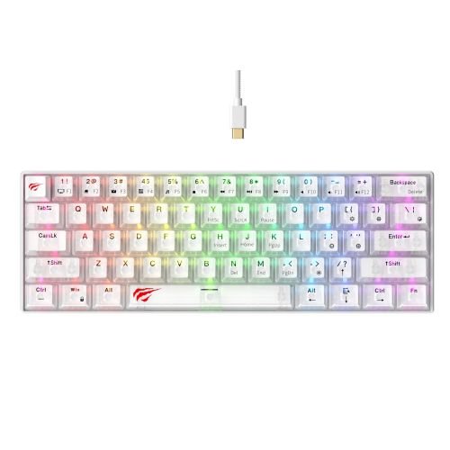 Havit KB903L - gaming keyboard (transparent white) (KB903Lwt)