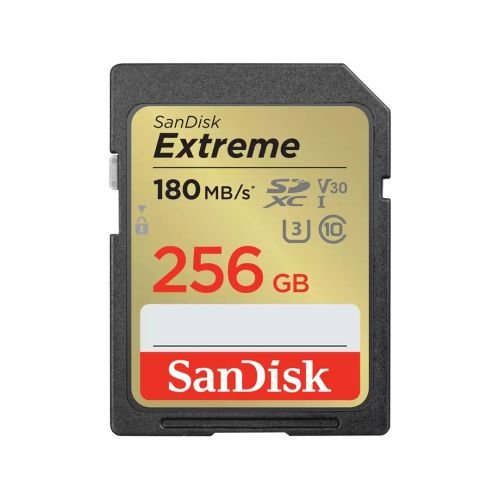 SanDisk Extreme 256 GB SDXC UHS-I Class 10 (SDSDXVV-256G-GNCIN)