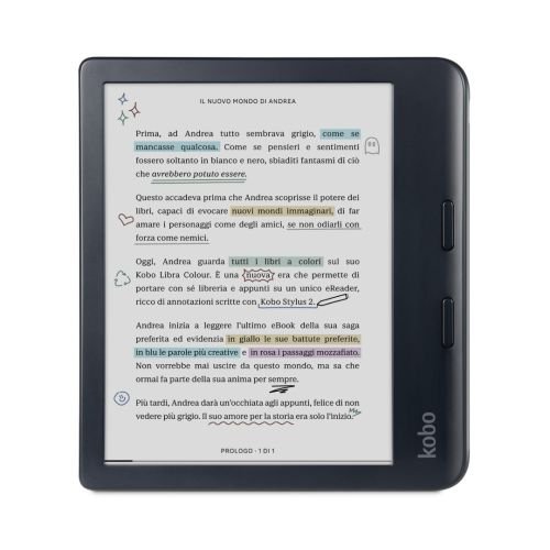 Rakuten Kobo Libra Colour e-book reader Touchscreen 32 GB Wi-Fi Black (N428-KU-BK-K-CK)