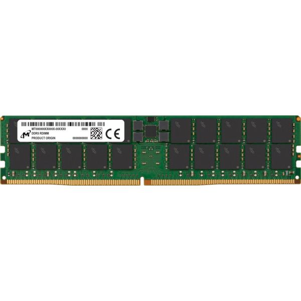 Micron RDIMM DDR5 96GB 2Rx4 6400MHz PC5-51200 ECC REGISTERED MTC40F204WS1RC64BR (MTC40F204WS1RC64BR)