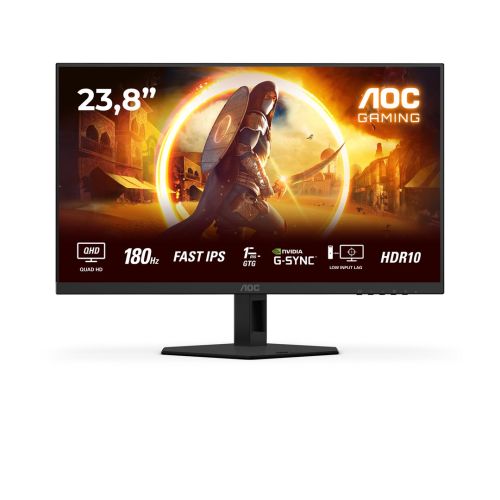 AOC G4 Q24G4RE computer monitor 60.5 cm (23.8") 2560 x 1440 pixels Quad HD LED Black, Red (Q24G4RE)