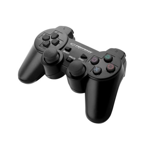 Esperanza EGG107K Gaming Controller Gamepad PC,Playstation 3 Analogue / Digital USB 2.0 Black (EGG107K)