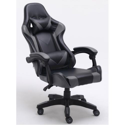 Topeshop FOTEL REMUSgrey office/computer chair Padded seat Padded backrest (REMUS SZ)