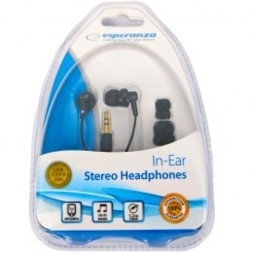 Esperanza EH124 headphones/headset In-ear Black (EH124)