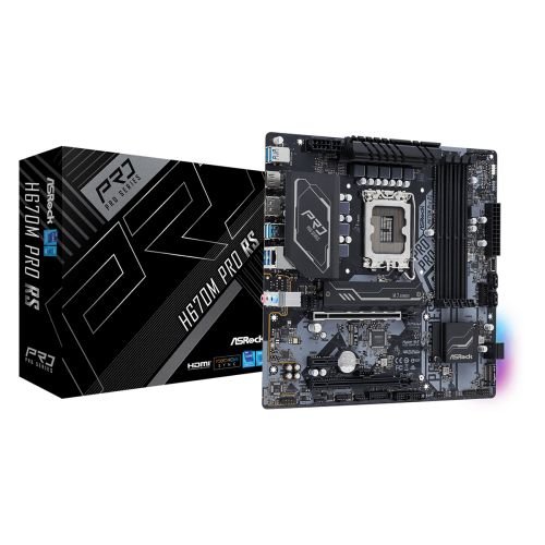 Asrock H670M Pro RS Intel H670 LGA 1700 micro ATX (H670M PRO RS)