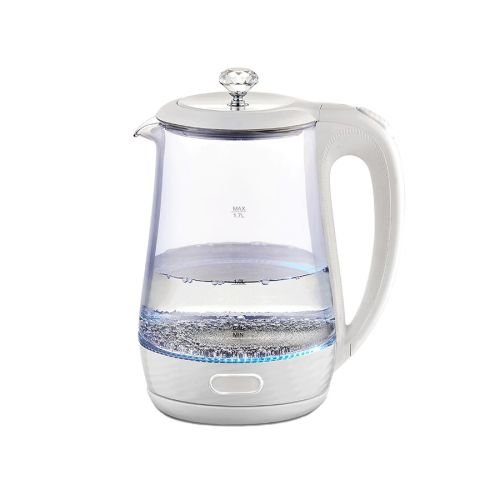 Maestro MR-052-WHITE Electric glass kettle, white 1.7 L (MR-052-WHITE)