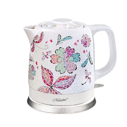 Ceramic electric kettle MAESTRO MR-068 1,5L 1500W (MR-068-FLOWERS) (MR-068-FLOWERS)
