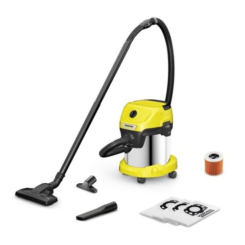 Kärcher WD 3 S 15 L Drum vacuum Dry&wet 1000 W Dust bag (1.628-150.0)