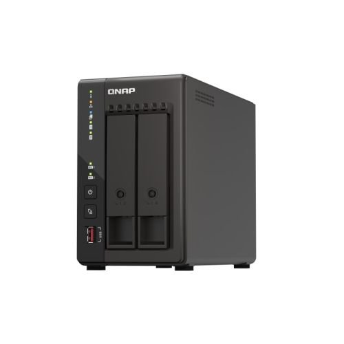 QNAP TS-253E NAS Tower Ethernet LAN Black J6412 (TS-253E-8G)