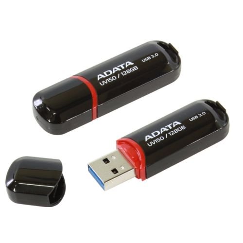 ADATA AUV150-128G-RBK USB flash drive 128 GB USB Type-A 3.2 Gen 1 (3.1 Gen 1) Black (AUV150-128G-RBK)