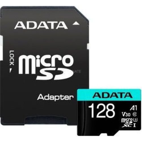 ADATA Premier Pro 128 GB microSDXC Class 10, UHS-I U3, V30, A2 (AUSDX128GUI3V30SA2-RA1)