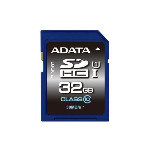 ADATA Secure Digital SDHC Card UHS-I 32 GB Class 10, Premier Series (ASDH32GUICL10-R)