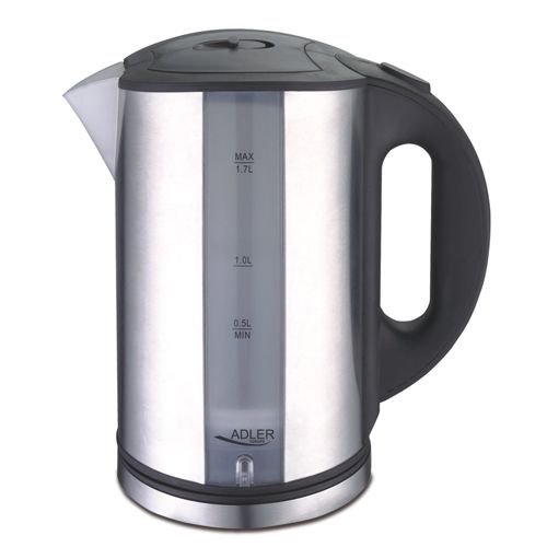 Adler AD 1216 electric kettle 1.7 L Black,Silver 2200 W (AD 1216)